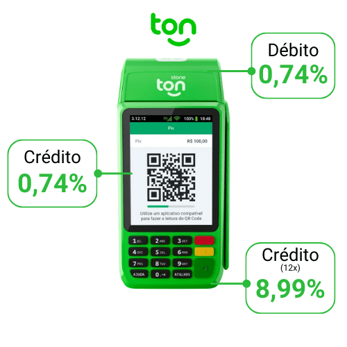 Taxas maquininha T3 Ton Brother