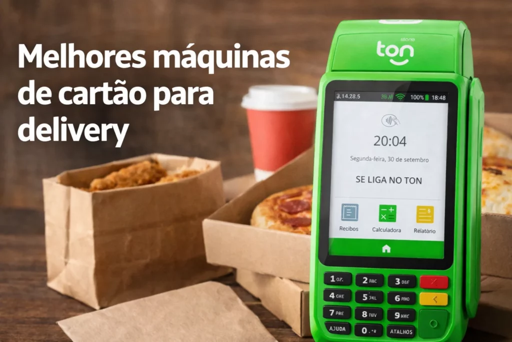 Melhores máquinas de cartão para delivery