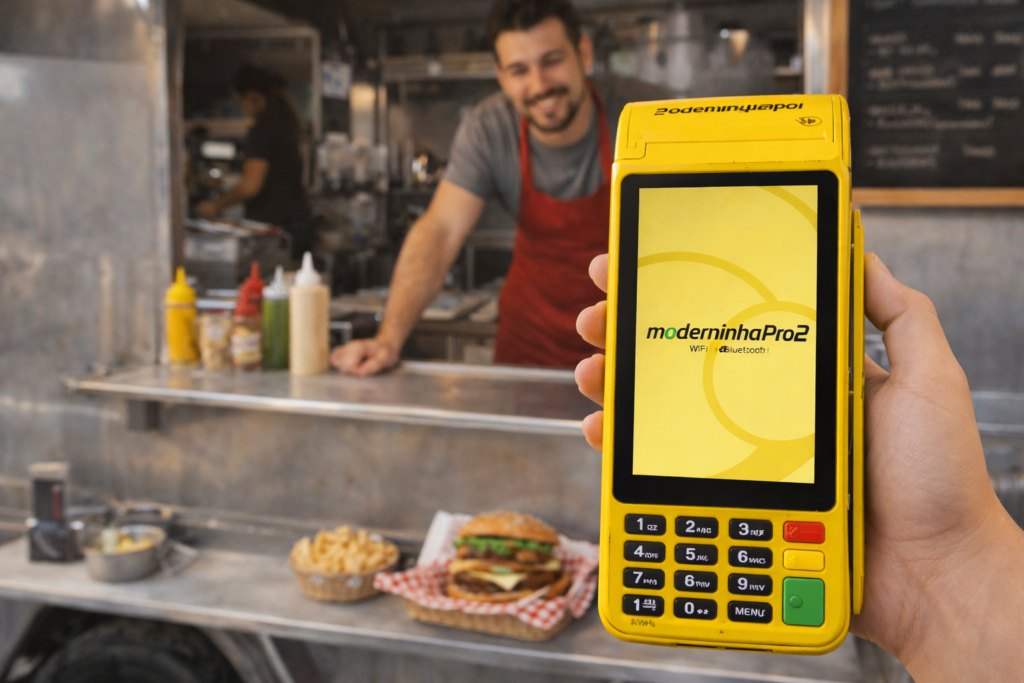 Melhores máquinas de cartão para food truck